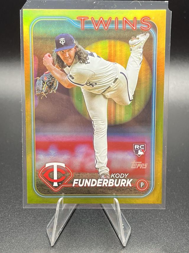 2024 Topps Series 2 Kody Funderburk BASE SET Gold Foil #538