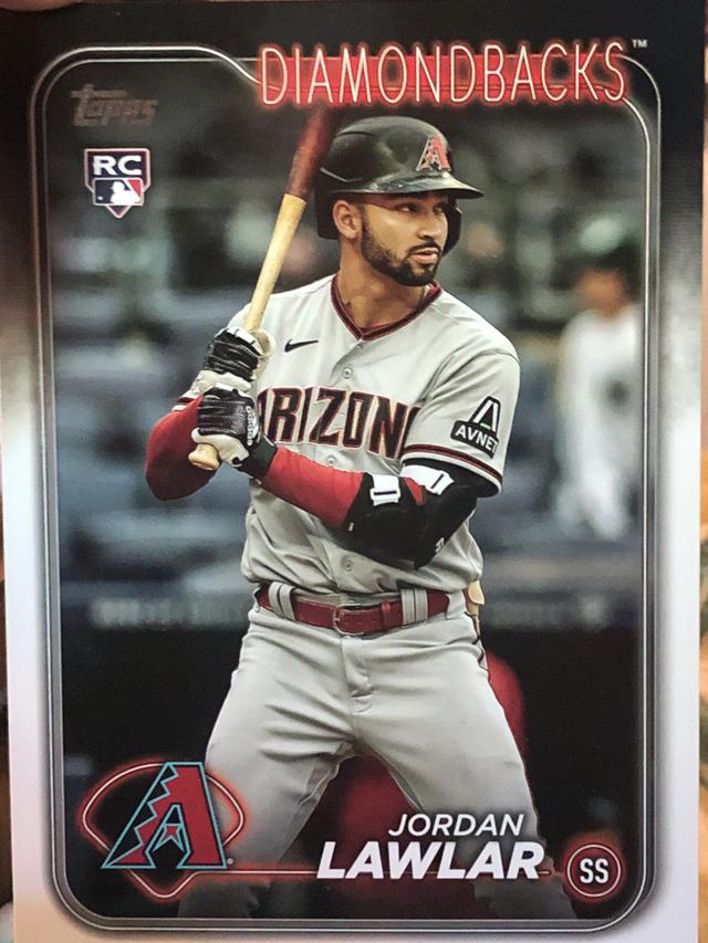 2024 Topps Series 2 Jordan Lawlar OVERSIZED 2024 TOPPS BASEBALL #OTB2-19