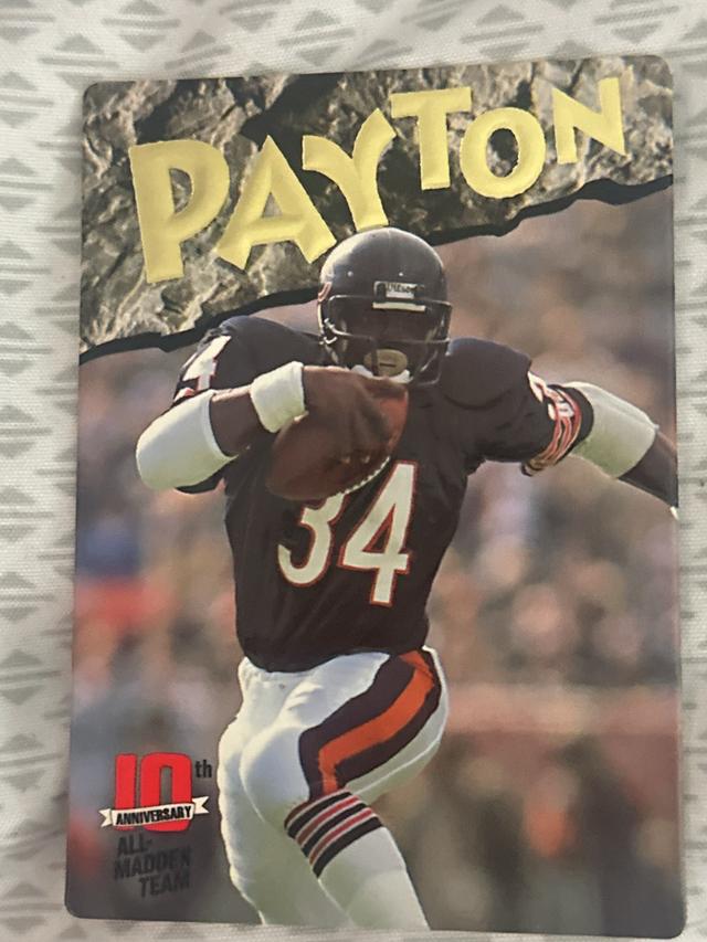 1993 Action Packed All-Madden Football Walter Payton ﻿Base #28