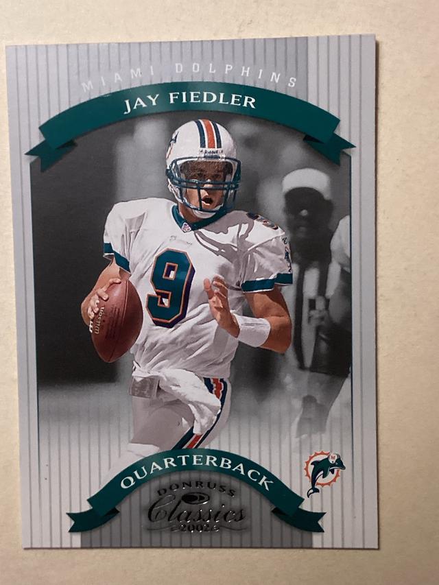 2002 Donruss Classics Football Jay Fiedler ﻿Base #72