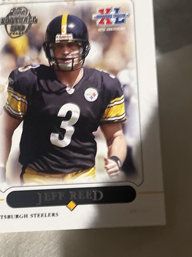 2006 Topps Pittsburg Steelers Super Bowl Champions Jeff Reed ﻿Base #22