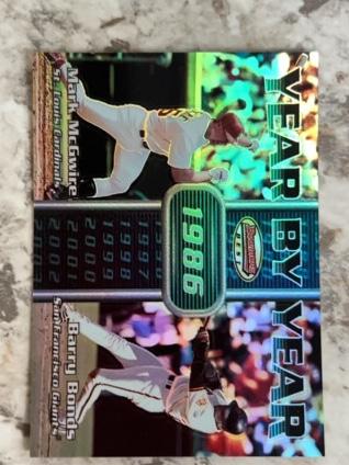 2000 Bowmans Best Mark McGwire / Barry Bonds #YY7