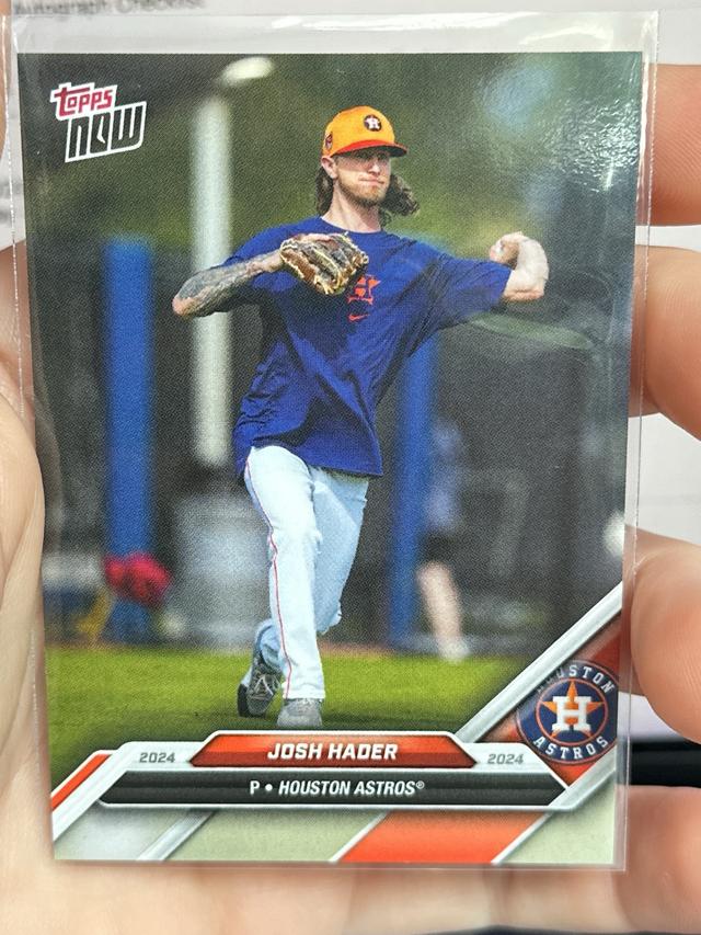 2024 Road to Opening Day Josh Hader Team Base Card Checklist #OD-107