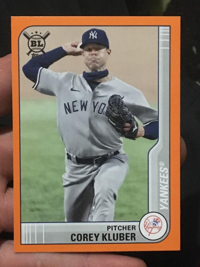 2021 Topps Big League Corey Kluber ﻿Base Set Orange #84