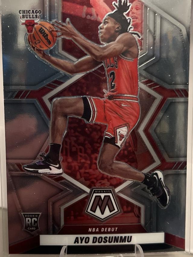 2021-22 Panini Mosaic Ayo Dosunmu Base Set Silver #279