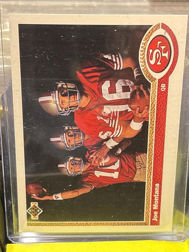 1991 Upper Deck Football Joe Montana Base Set #54