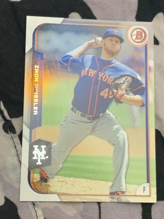 2015 Bowman Zack Wheeler Base Set Silver Ice #14