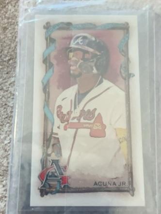 2023 Topps Allen and Ginter Ronald Acuña Jr. Mini Exclusives Checklist #360