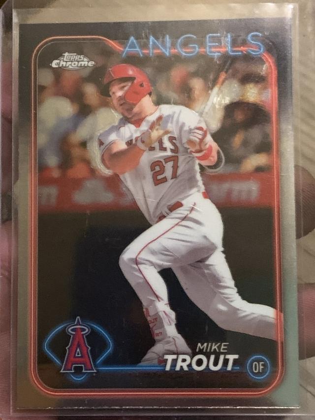 2024 Topps Chrome Mike Trout ﻿Base Set #200