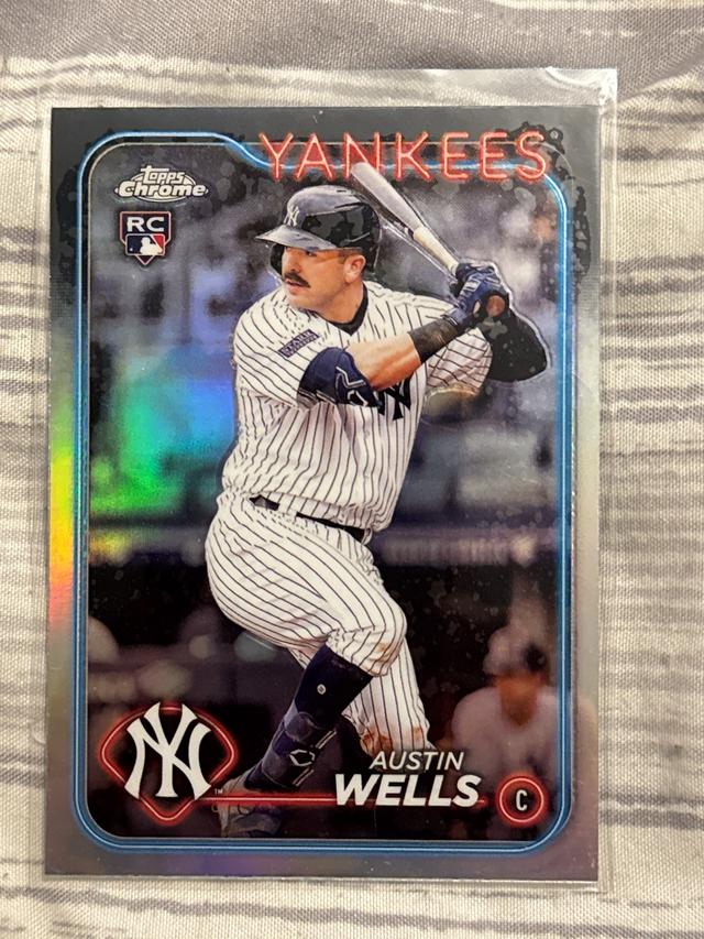 2024 Topps Chrome Austin Wells ﻿Base Set #281