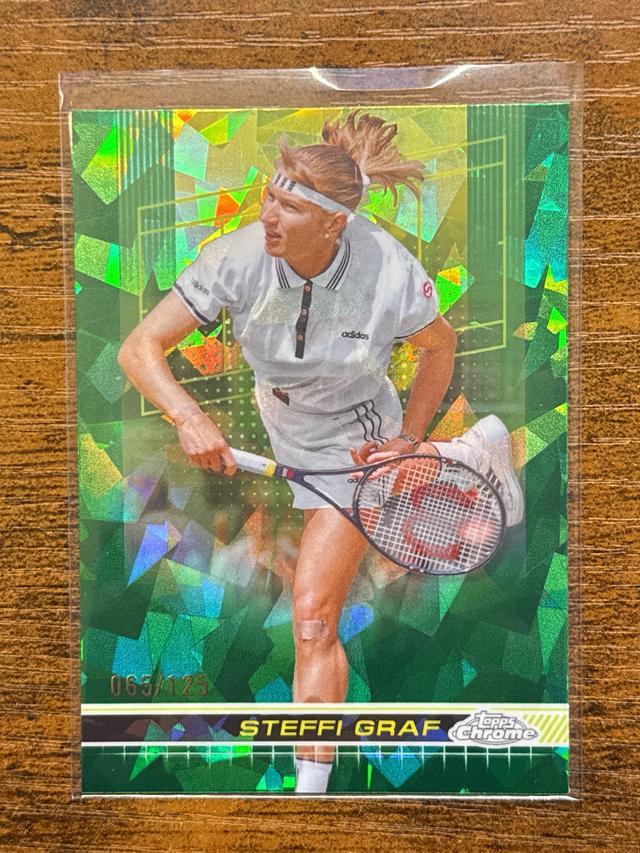 2024 Topps Chrome Sapphire Tennis Steffi Graf ﻿Green /125 #171