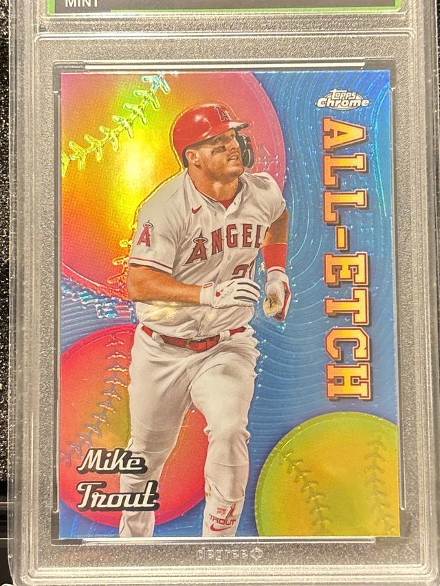 2024 Topps Chrome Mike Trout All Etch Checklist #CAE-2