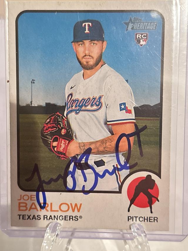 2022 Topps Heritage Joe Barlow BASE #92