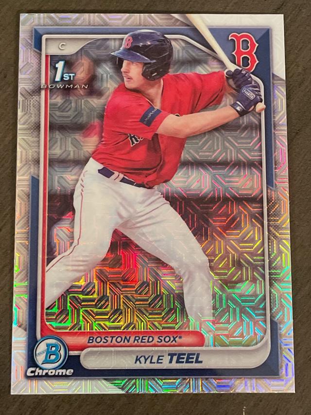 2024 Bowman Mega Box Kyle Teel CHROME PROSPECTS MOJO #BCP-48