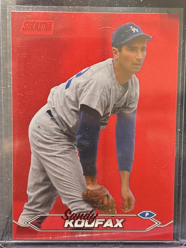 2024 Topps Stadium Club Sandy Koufax ﻿Base Set First Day Issue #255