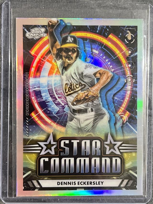 2024 Topps Cosmic Chrome Dennis Eckersley Star Command #SC-6