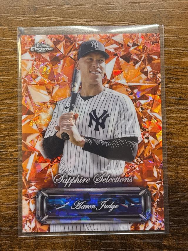 2024 Topps Chrome Sapphire Aaron Judge Selections Orange /25 #SS-10