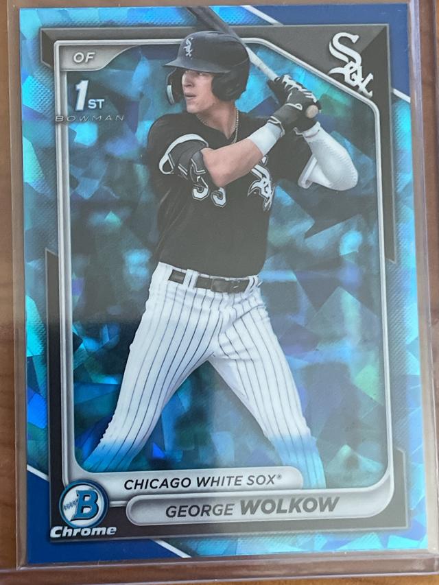 2024 Bowman Chrome Sapphire George Wolkow ﻿Base Set #BCP-144