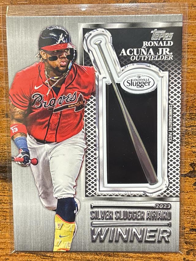 2024 Topps Series 2 Ronald Acuna Jr. Acuña #SS-RA 2023 Silver Slugger Award