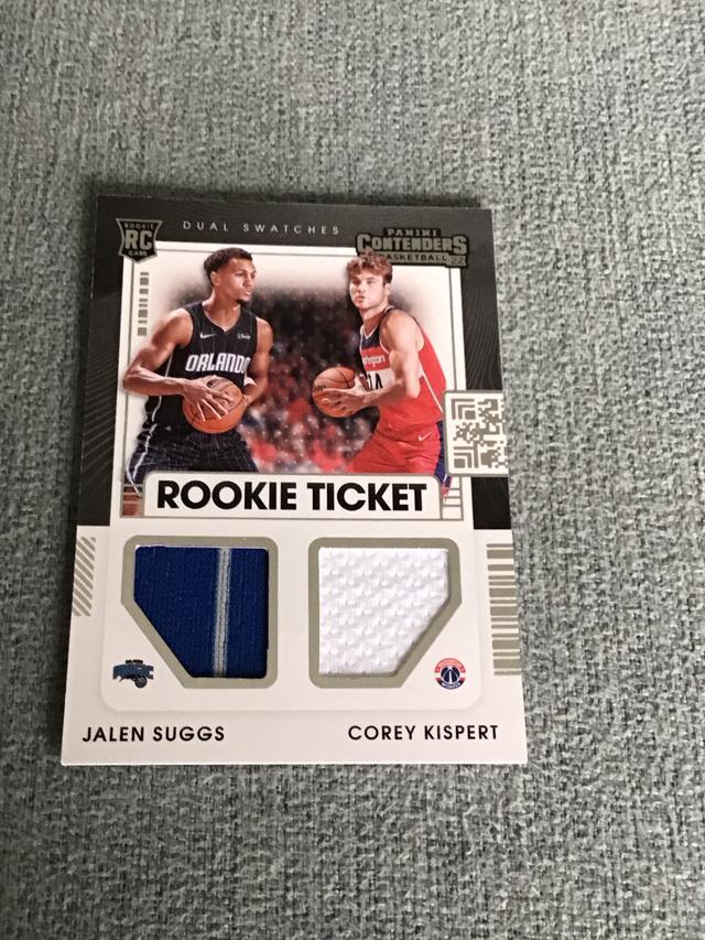 2021-22 Panini Contenders Corey Kispert / Jalen Suggs #RT2-ZAG