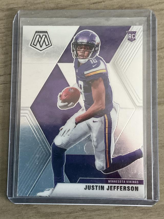 2020 Panini Mosaic Justin Jefferson Base Rookie College Variations Set #209