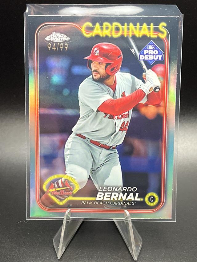 2024 Topps Pro Debut Leonardo Bernal Chrome Refractors /99 #PDC-164