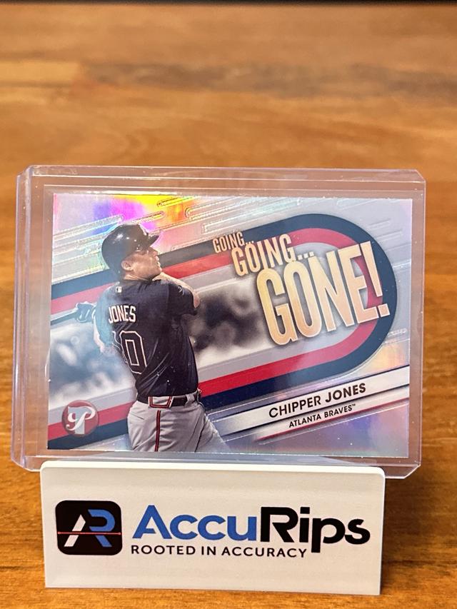 2023 Topps Pristine Chipper Jones GOING GOING GONE #GGG-15