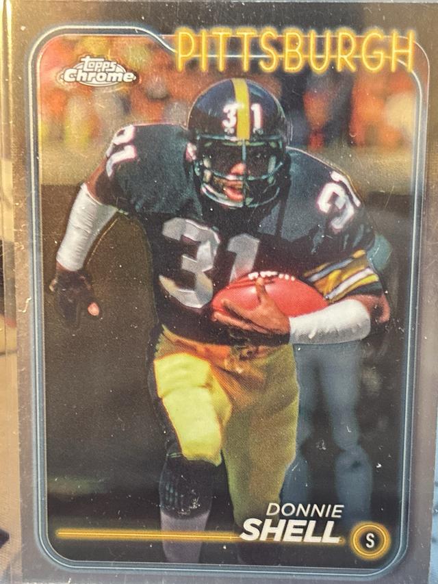 2024 Topps Chrome Football Donnie Shell ﻿Base Set #167