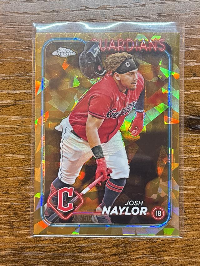 2024 Topps Chrome Sapphire Josh Naylor Gold /50 #10