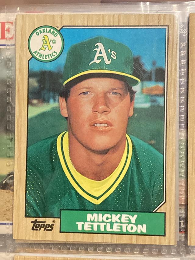 1987 Topps Mickey Tettleton Base Set #649