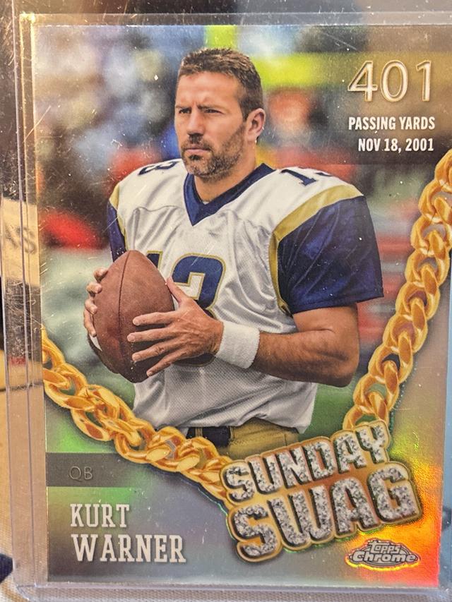 2024 Topps Chrome Football Kurt Warner Sunday Swag #SS-14