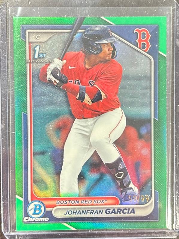 2024 Bowman Johanfran Garcia CHROME PROSPECTS II Green /99 #BCP-49