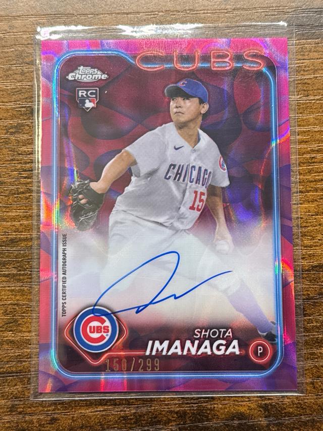 2024 Topps Chrome Update Shota Imanaga AUTO RC Cubs /299 #RA-SI