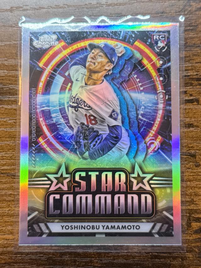 2024 Topps Cosmic Chrome Yoshinobu Yamamoto Star Command #SC-9