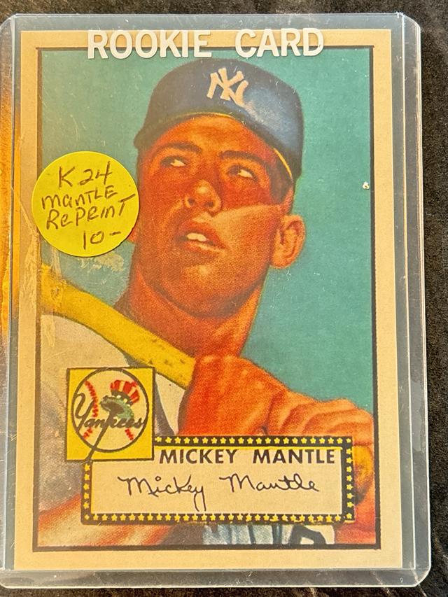 1952 Topps Mickey Mantle Base Set #311