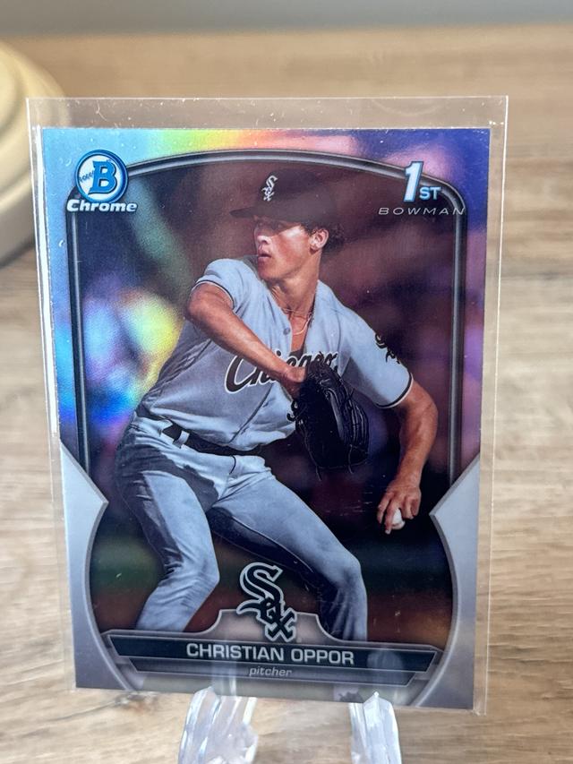 2023 Bowman Draft Christian Oppor Bowman Chrome Refractor Parallel #BDC-82