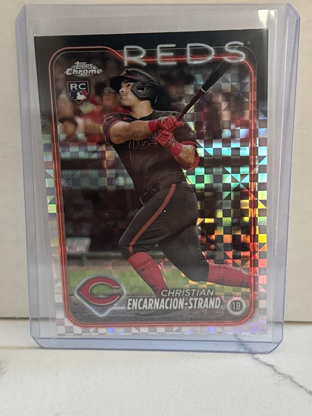 2024 Topps Chrome Christian Encarnacion-Strand ﻿Base Set X-Fractors #65