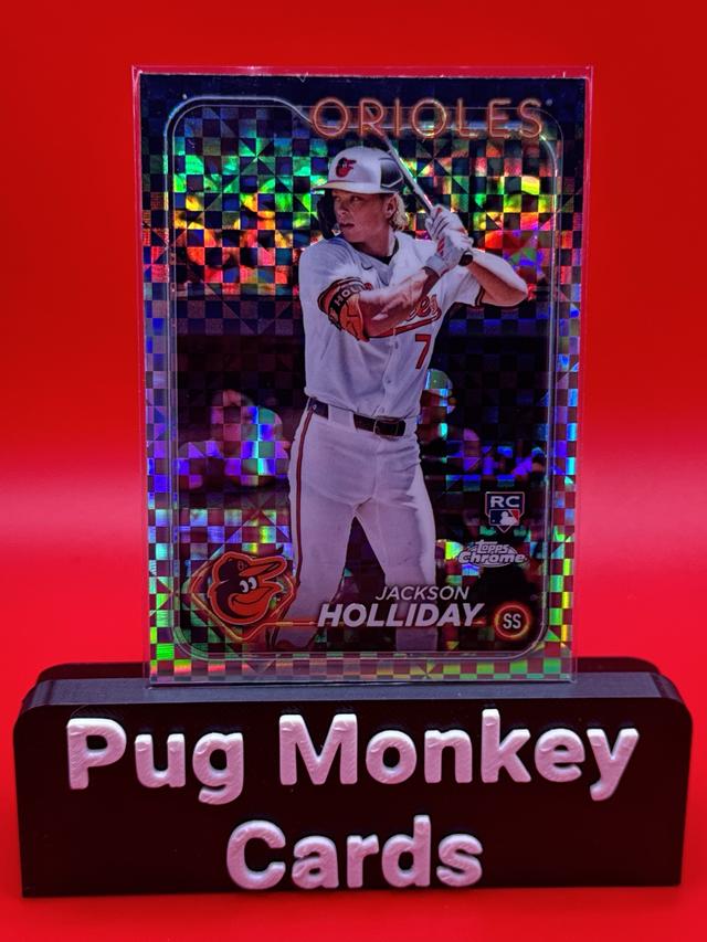 2024 Topps Chrome Jackson Holliday ﻿Base Set Prism Refractors #88