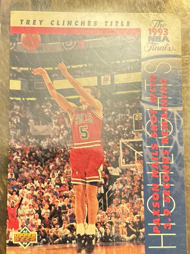 1993-94 Upper Deck Basketball John Paxson FIN ﻿Series One #206