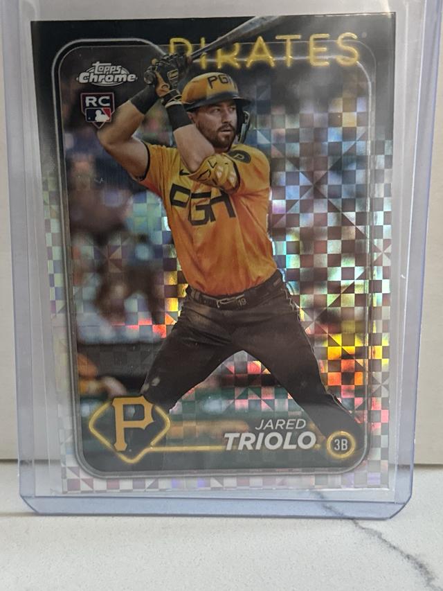 2024 Topps Chrome Jared Triolo ﻿Base Set X-Fractors #79