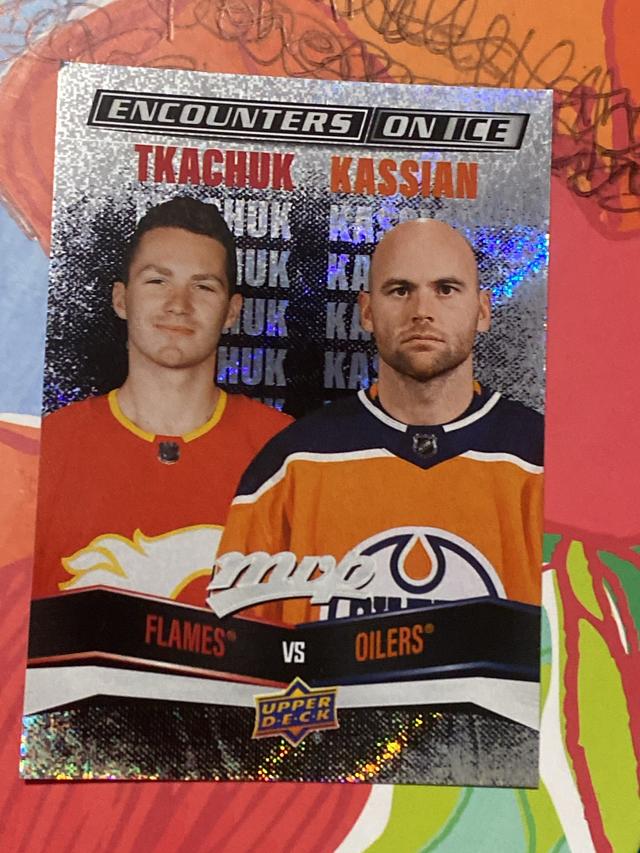 2022-23 Upper Deck MVP Matthew Tkachuk/Zack Kassian ﻿Encounters on Ice #EI-1