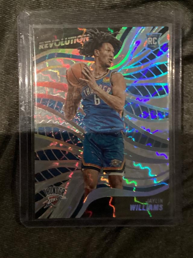 2022-23 Panini Revolution Jaylin Williams Base Set Sunburst /75 #122