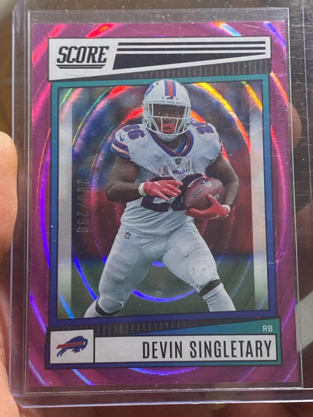 2022 Score Football Devin Singletary Base Set #266