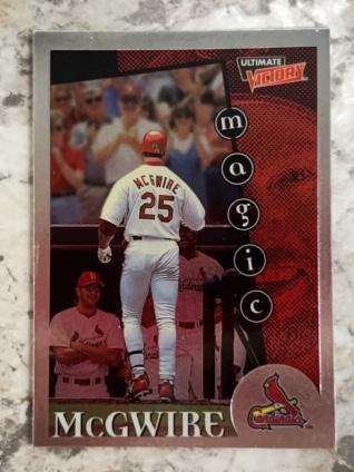 1999 Upper Deck Ultimate Victory Mark McGwire ﻿Base #165