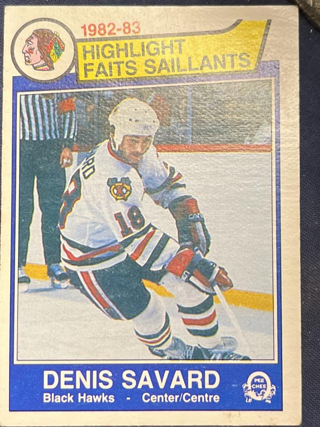 1983-84 O-Pee-Chee Hockey Denis Savard Base Set #96