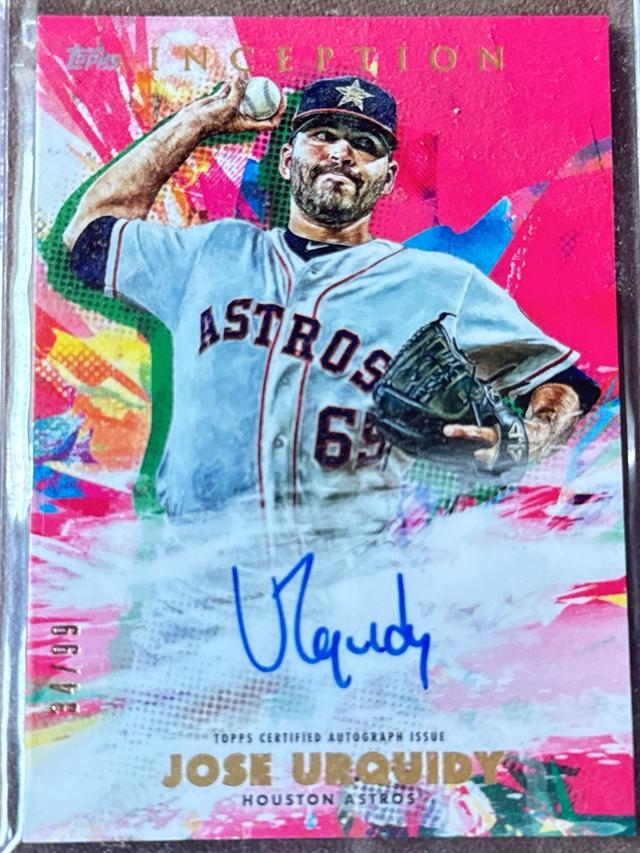 2020 Topps Inception Jose Urquidy Magenta /99 #RESA-JU