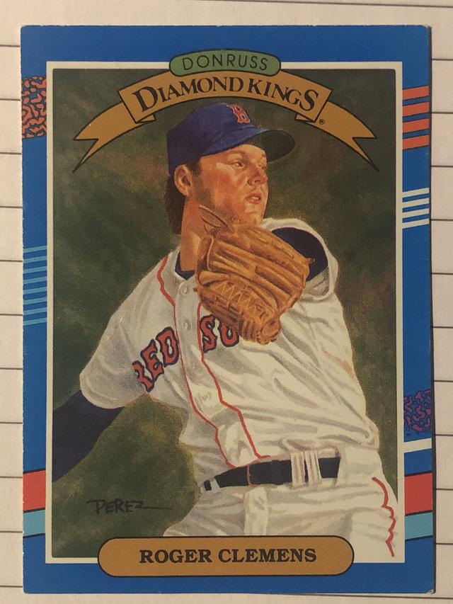 1991 Donruss Roger Clemens ﻿Diamond Kings #9