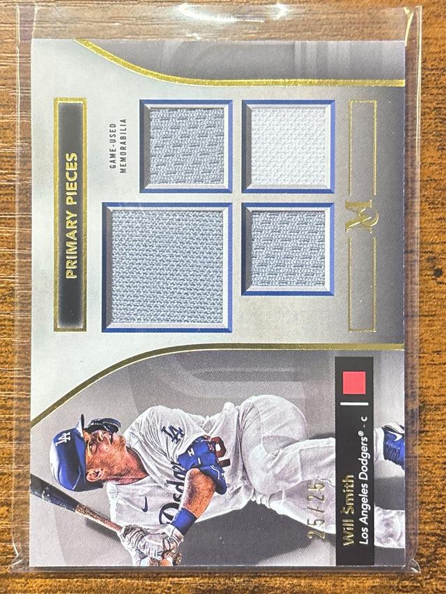 2024 Topps Museum Collection Will Smith Primary Pieces 25/25 #SPPQ-WS Dodgers