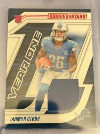 2023 Panini Rookies & Stars Football Jahmyr Gibbs ﻿Year One #YO-JG