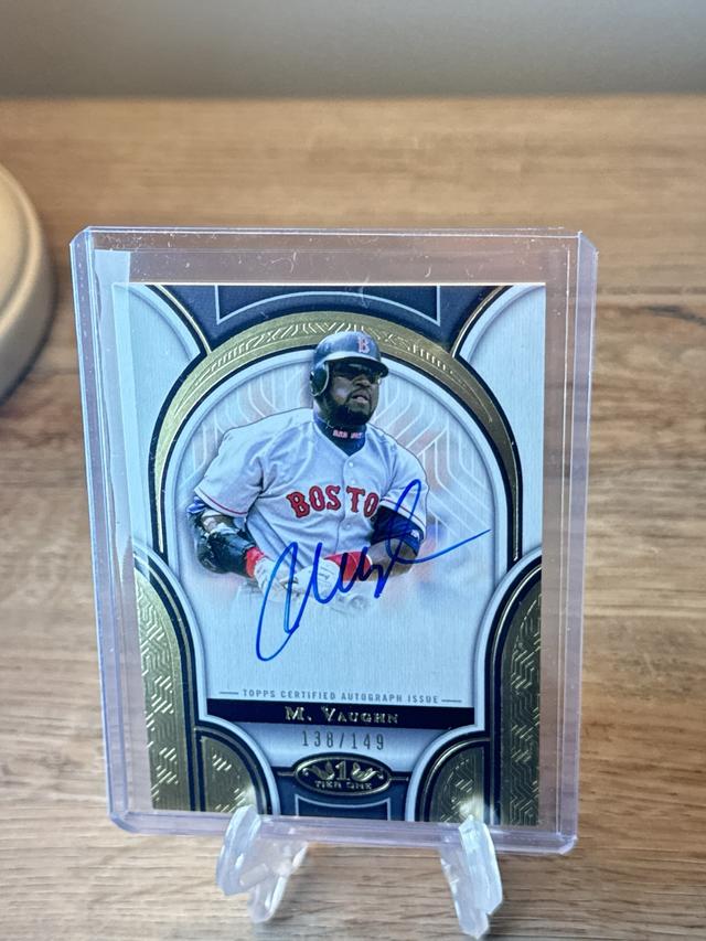 2023 Topps Tier One Mo Vaughn Prime Performers Autographs Checklist #PPA-MV